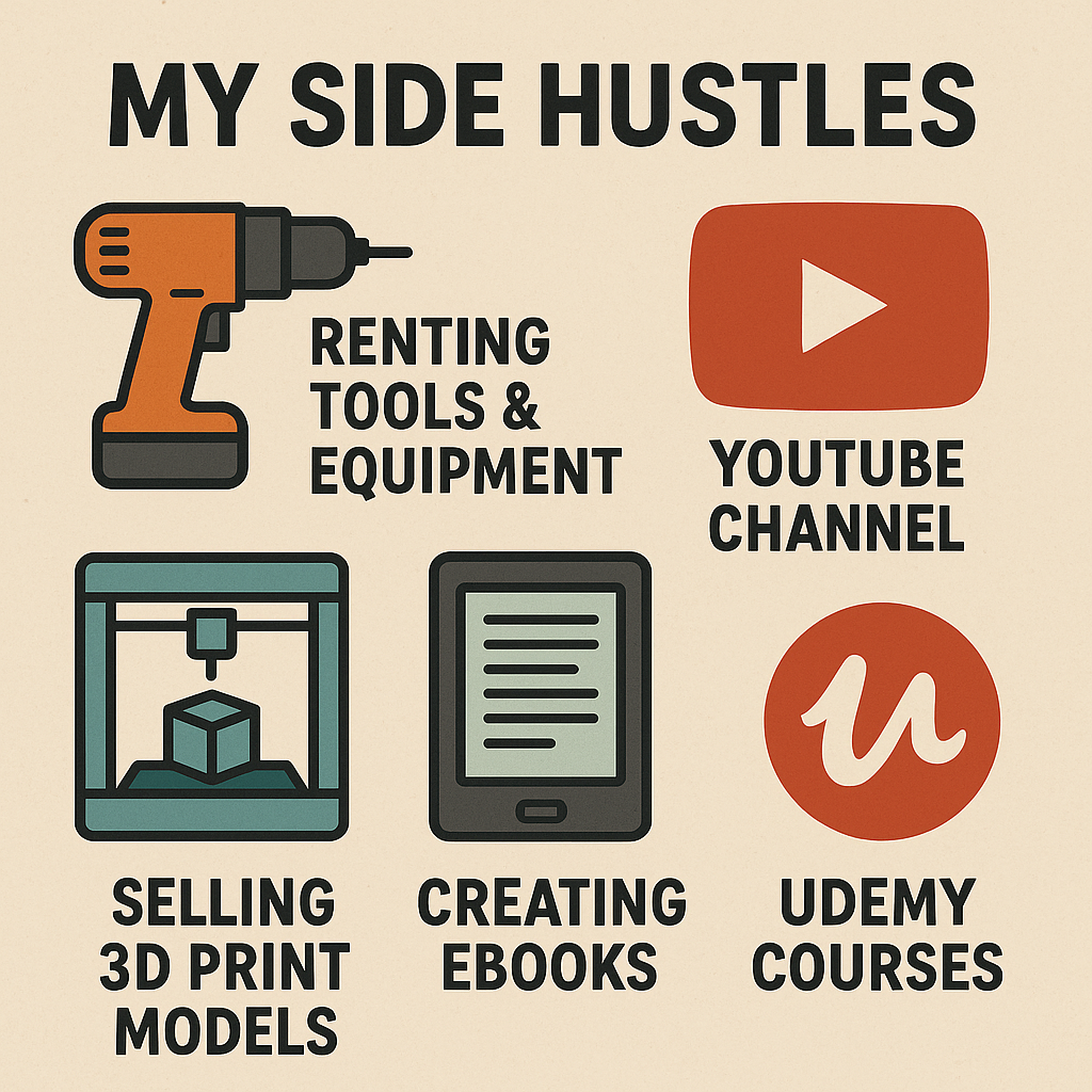 My Side Hustle Journey Begins: Tracking Income, Growth & Goals