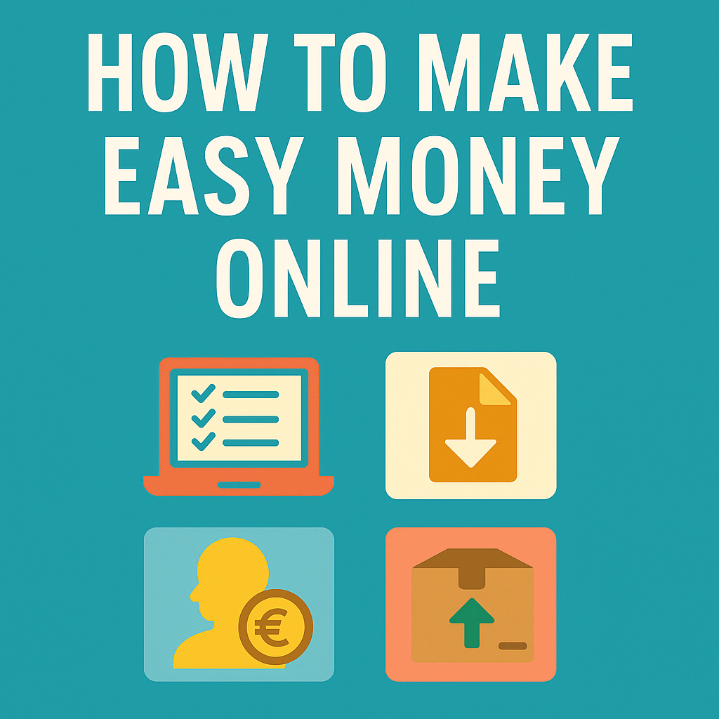 How to Make Easy Money Online (Realistic, Beginner-Friendly Methods)