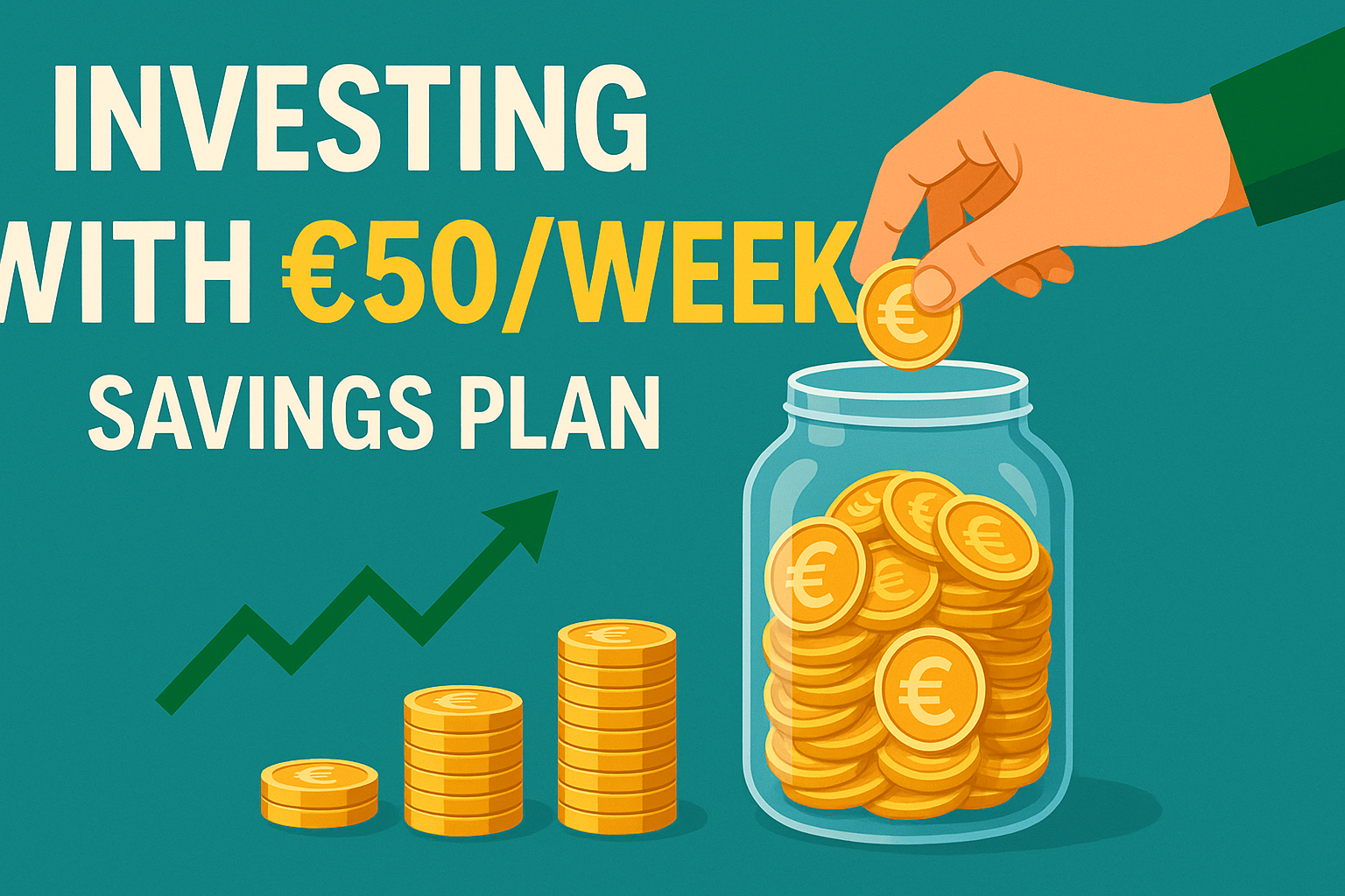 How to Start Investing With €50/Week: Step-By-Step Beginner Plan